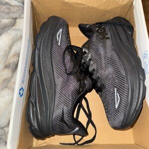 Hoka Women’s Black and Gray Athletic Shoes